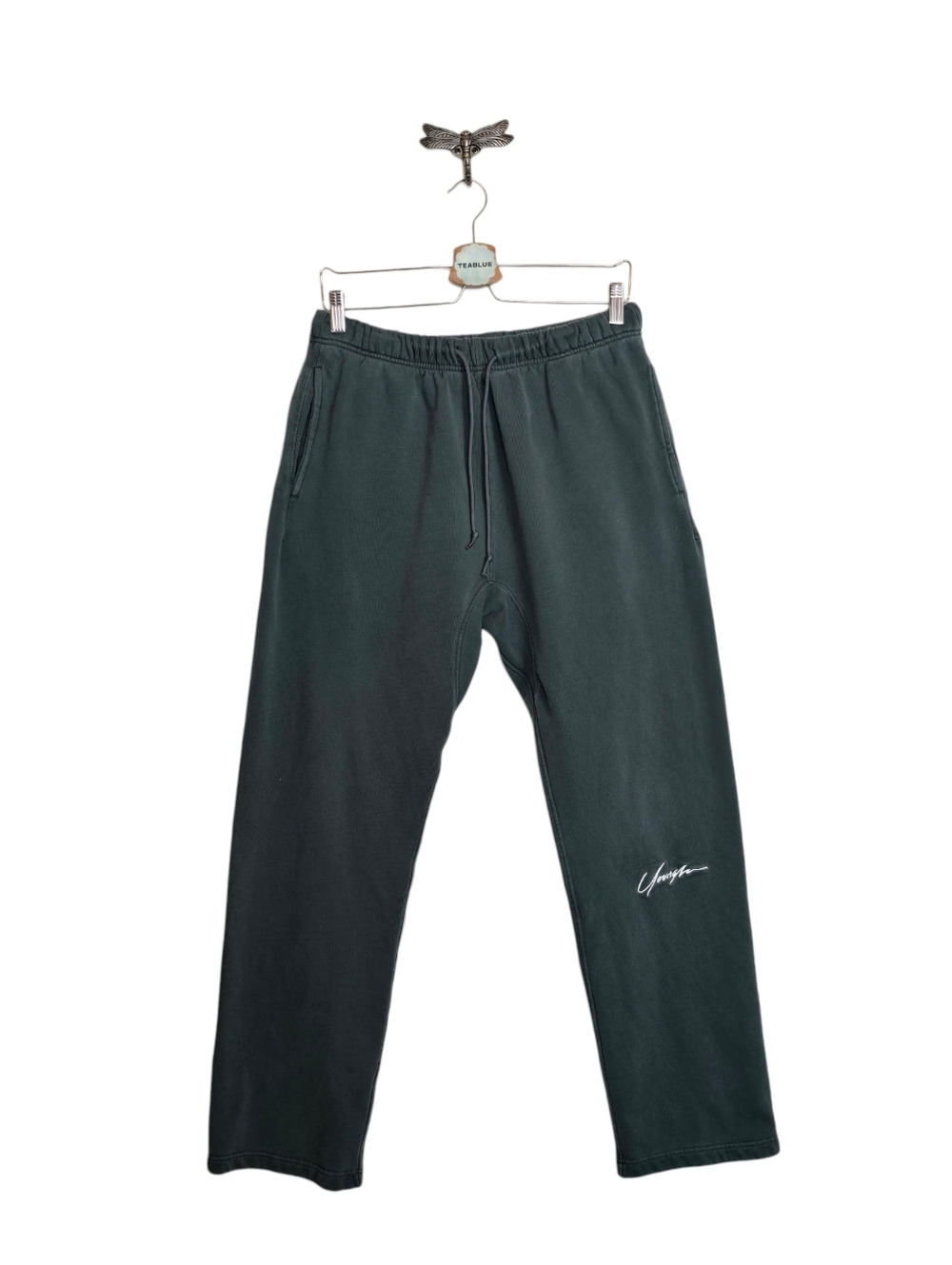 YoungLA Sweatpants Men's Medium Green Relaxed Fit Joggers Athleisure Baggy
